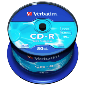 Verbatim 43351 CD-R 700MB 52X Extra Protection Surface diskai (50 vnt pakuotėje)