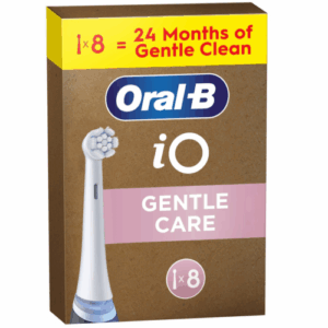 Oral-B iO Gentle Care x8 Dantų šepetėlio galvutės, Balta - Image 3