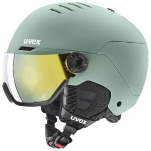 Slidinėjimo šalmas UVEX Wanted Visor 58–61 cm L žalias