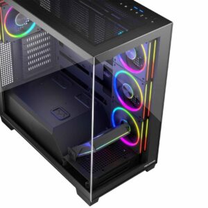 MODECOM kompiuterio korpusas VOLCANO STELLAR ARGB MIDI 5F