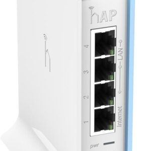 Mikrotik RB941-2ND-TC WLAN prieigos taškas 300 Mbit/ai Mėlyna, Balta