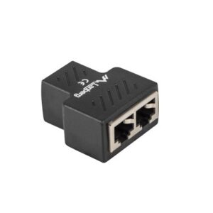Lanberg ADS-RJ45-2RJ45-OS kabelių dalytuvas ar jungtuvas Kabelių skirstytuvas Juoda