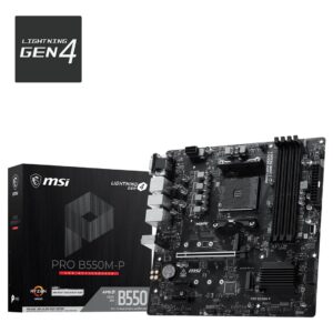 MSI PRO B550M-P WIFI6E pagrindinė plokštė