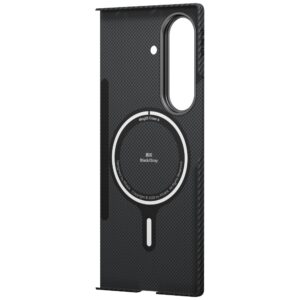 Dėklas PITAKA Ultra-Slim MagSafe, skirtas Samsung Galaxy Z Fold7, juodas pilkas - Image 3