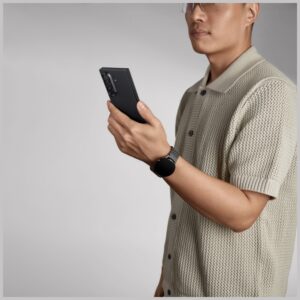 Dėklas PITAKA Ultra-Slim MagSafe, skirtas Samsung Galaxy Z Fold7, juodas pilkas - Image 4