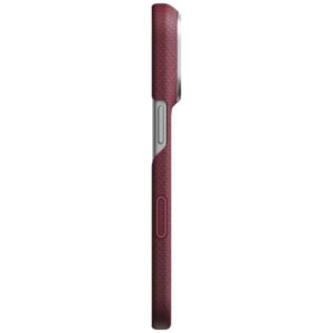 Dėklas PITAKA Edge Argyle MagSafe, skirtas iPhone 18 Pro / 17 Pro, bordo spalvos - Image 2