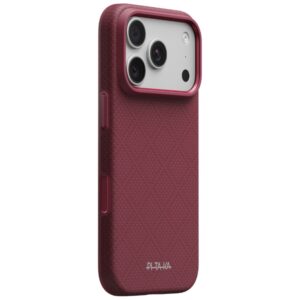 Dėklas PITAKA Summa Case, skirtas iPhone 18 Pro / 17 Pro, bordo spalvos - Image 2
