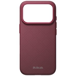 Dėklas PITAKA Summa Case, skirtas iPhone 18 Pro / 17 Pro, bordo spalvos - Image 3