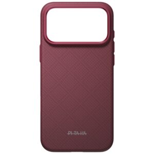 Dėklas PITAKA Summa Case, skirtas iPhone 18 Pro Max / 17 Pro Max, bordo spalvos - Image 3