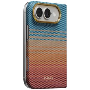 Dėklas PITAKA Edge Case California Dream 01 MagSafe, skirtas iPhone Duo sunset - Image 2
