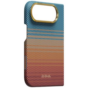 Dėklas PITAKA Edge Case California Dream 01 MagSafe, skirtas iPhone Duo sunset - Image 4