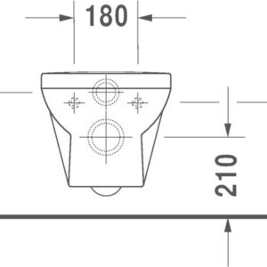 Pakabinamas klozetas Duravit DuraStyle Rimless 45620900A1 - Image 3