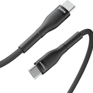 Veger Kabelis USB-C to USB-C PD 48V 5A 240W CC03 1.5m, Juoda - Image 2