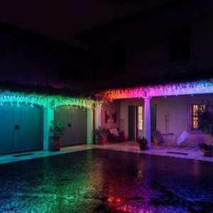 PAŽANGIOSIOS VADOVAUJAMOS ICICLES TWINKLY 190 RGB 5X0.7M - Image 2