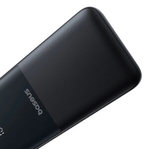 Baseus Lipow Powerbankas su dvigubu įmontuotu laidu ir ekranu 10000 mAh 22,5 W Juodas - Image 3