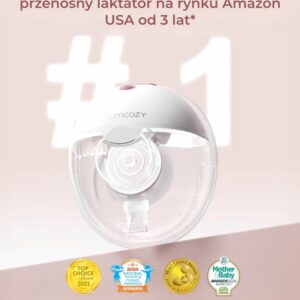 Nešiojamas pientraukis MOMCOZY M5, dvigubas rinkinys – raudonas - Image 2