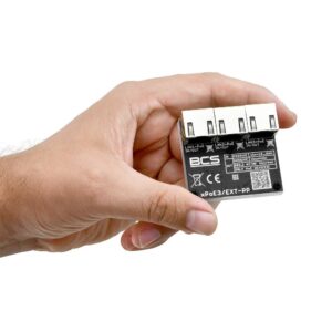 BCS BCS-XPOE3/EXT-PP tinklo stiprintuvas Tinklo kartotuvas Juoda 10, 100 Mbit/ai - Image 3