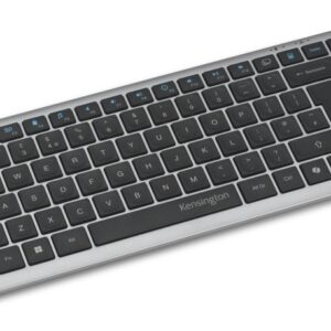 Kensington KB435 EQ Rechargeable Multi-Device Compact Klaviatūra RF+BT, US, Space Grey - Image 2