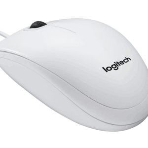 Logitech B100 Laidinė pelė, USB Type-A, Optical, 800 DPI, Balta