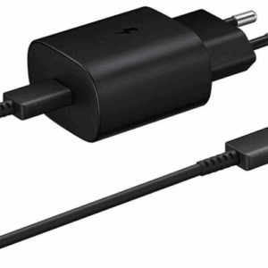Samsung EP-TA800 Super Fast Charging 25W Įkroviklis USB-C + Kabelis USB-C, Juoda - Image 1