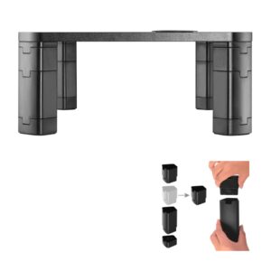 Ergo Office ER-415 Monitor Stand Shelf Wireless Qi Charging Adjustable 17" - 32" 20kg Induction Charger - Image 2