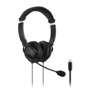 Kensington K97457WW Ausinės be mikrofono ir ausinės su mikrofonu Laisvų rankų įranga Vielinis Su lankeliu C tipo USB