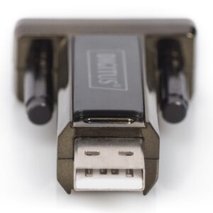 Digitus DA-70156 kabelių lizdinio / kištukinio jungčių tipo keitiklis USB 2.0 D-Sub 9 Male Juoda - Image 3