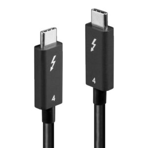 Lindy 31121 „Thunderbolt“ kabelis 2 m 40 Gbit/s Juoda - Image 1