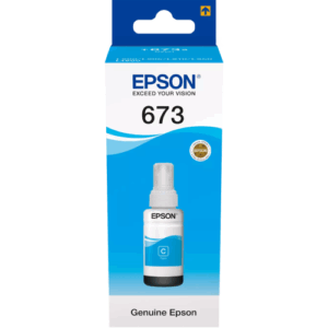 Epson 673C (C13T67324A) Rašalo papildymo buteliukas, Žydra