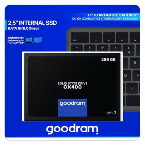 Goodram CX400 gen.2 2.5" 256 GB „Serial ATA III“ 3D TLC NAND - Image 3