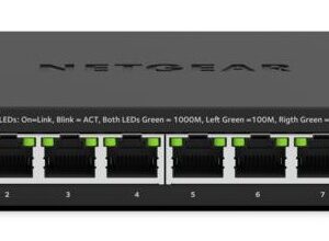 NETGEAR GS308E Valdomas L2/L3 Gigabit Ethernet (10/100/1000) Juoda - Image 3