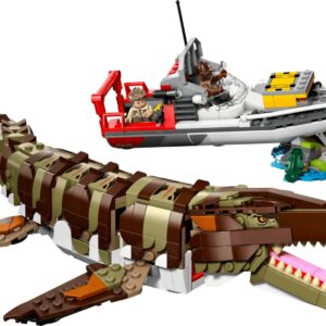 LEGO JURASSIC WORLD 76974 Misija Iš plytų pastatyta mosazauro valtis - Image 3