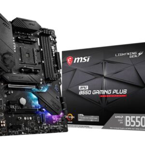 MSI MPG B550 Gaming Plus AMD B550 AM4 lizdas ATX