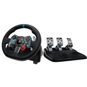 Logitech G 941-000113 žaidimų valdiklis Juoda USB Vairas + pedalai Analoginis / skaitmeninis PC, PlayStation 4, PlayStation 5, Playstation 3