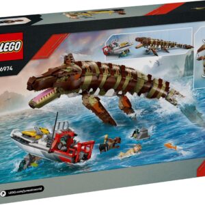 LEGO JURASSIC WORLD 76974 Misija Iš plytų pastatyta mosazauro valtis - Image 2