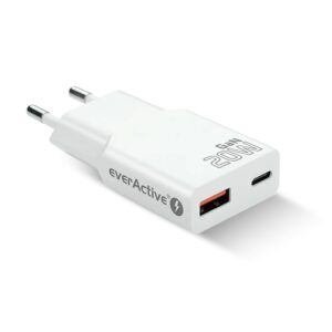 everActive GaN SUPER SLIM SC-340Q tinklo įkroviklis su USB QC3.0 ir USB-C PD 20 W - Image 3