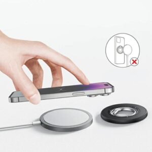 SODI dvipusis magnetinis žiedinis stovas BM-350 juodas MagSafe - Image 5