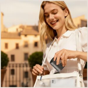 SODI W108A 25W 3-in-1 belaidis įkroviklis su naktine lempute, pilkas - Image 3