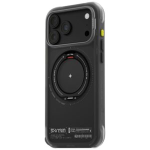 Dėklas Skinarma Atlas MagSafe + besisukantis stovas, skirtas iPhone 18 Pro Max / 17 Pro Max, juodas - Image 5