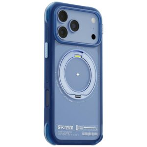 Dėklas Skinarma Atlas MagSafe + besisukantis stovas, skirtas iPhone 18 Pro Max / 17 Pro Max, mėlynas - Image 2