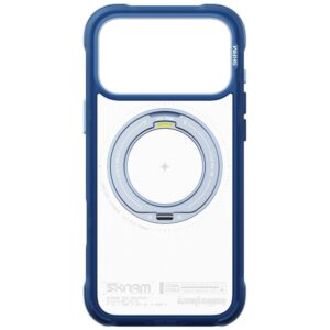 Dėklas Skinarma Atlas MagSafe + besisukantis stovas, skirtas iPhone 18 Pro Max / 17 Pro Max, mėlynas - Image 6