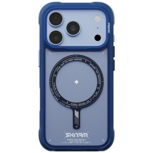 Dėklas Skinarma Avion MagSafe, skirtas iPhone 18 Pro / 17 Pro, mėlynas