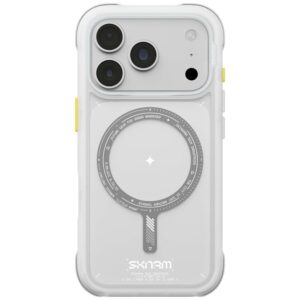 Dėklas Skinarma Avion MagSafe, skirtas iPhone 18 Pro / 17 Pro, baltas