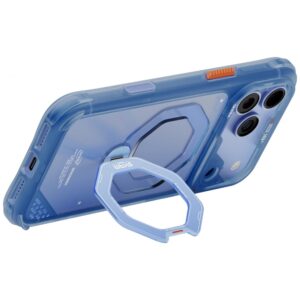 Dėklas Skinarma Saturn MagSafe + besisukantis stovas, skirtas iPhone 18 Pro Max / 17 Pro Max, mėlynas - Image 3