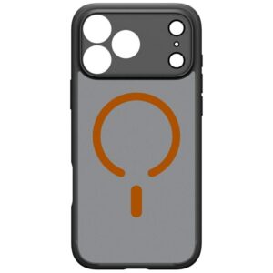 Spigen Ultra Hybrid Mag MagSafe dėklas, skirtas iPhone 18 Pro Max / 17 Pro Max, juodas-oranžinis - Image 3