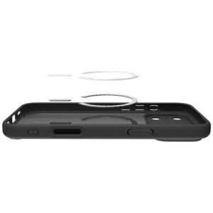 Spigen Ultra Hybrid Mag MagSafe dėklas, skirtas iPhone 18 Pro Max / 17 Pro Max, juodas-oranžinis - Image 6