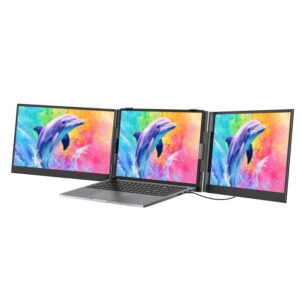 Blackview DCM8 Pro - 15,3 colių nešiojamas nešiojamojo kompiuterio ekrano išplėtimo įrenginys su dviejų monitorių funkcija ir 2 USB-C prievadais - Image 3