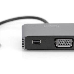 Digitus DA-70825 USB ekrano adapteris 4096 x 2160 pikseliai Pilka - Image 3