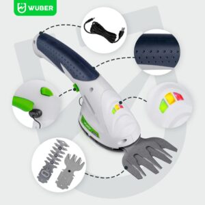 Akumuliatorinis 2 viename gyvatvorių ir žolės trimeris 7,2 V, pjovimo plotis 120 mm, USB-C W23320 WUBER - Image 3