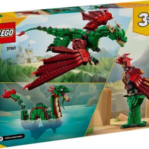 LEGO CREATOR 3 IŠ 1 31161 Viduramžių drakonas